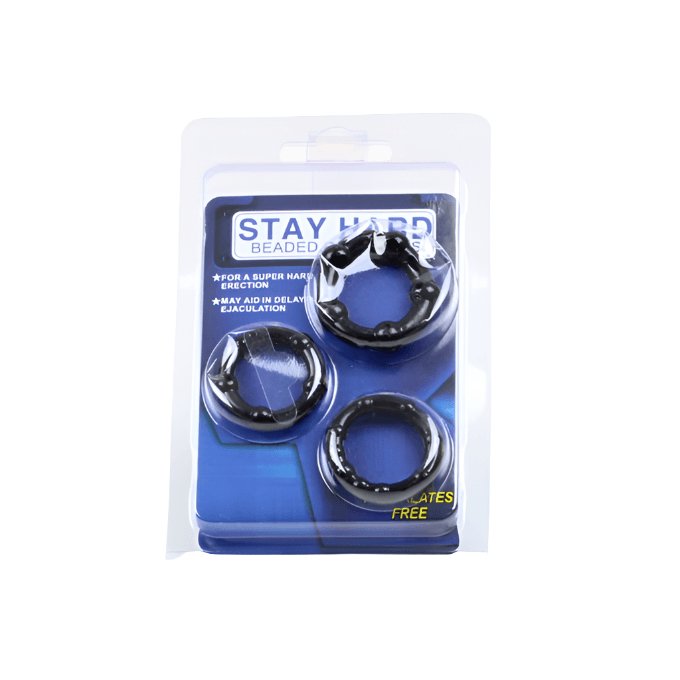 Anéis Penianos Stay Hard - Kit - 2linkintimacy